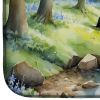Woodland Spring Badgers Dish Drying Mat Absorbent Dish Drying Mat Pad for Kitchen Counter Dish Drainer Mat for Countertop, 14 x 21", Multicolor