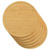 Chopping Boards 6 pcs ï¿½ï¿½15.7"x0.6" Bamboo