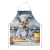 Akita The Chef Apron Cooking Kitchen Server Baking Crafts Gardening for Adult Women Men, Unisex, Large, Multicolor