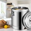 SOGA 35L Stainless Steel Insulated Stock Pot Hot & Cold Beverage Container