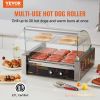 VEVOR Hot Dog Roller, 11 Rollers 30 Hot Dogs Capacity