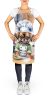 Tibetan Spaniel The Chef Apron Cooking Kitchen Server Baking Crafts Gardening for Adult Women Men, Unisex, Large, Multicolor