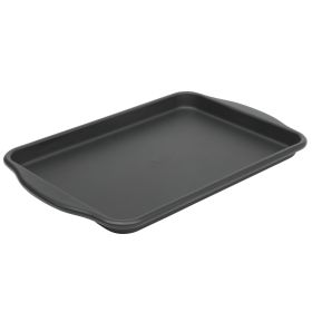 Oster Teston Platinum Collection Nonstick Carbon Steel Cookie Sheet in Matte Black (Size: 13 by 9)