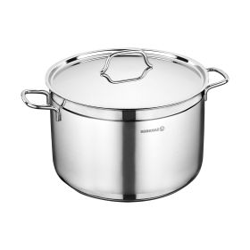 Korkmaz Alfa 2 Piece Stainless Steel Casserole Dish with Lid (Size: 11 liter)