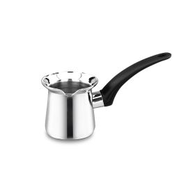 Korkmaz Orbit Stainless Steel Turkish Coffee Pot in Silver (Size: 8 ounce)