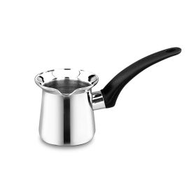 Korkmaz Orbit Stainless Steel Turkish Coffee Pot in Silver (Size: 12 ounce.)