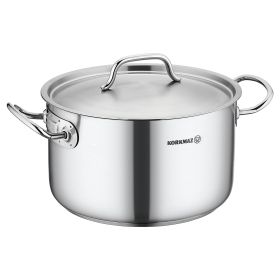 Korkmaz Gastro Proline Stainless Steel Casserole with Lid in Silver (Size: 2 liter)