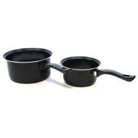 Brentwood Carbon Steel Sauce Pan Set (Option: 2 Piece)