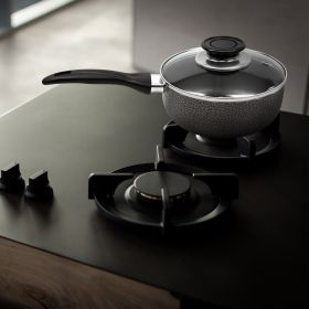 Brentwood Saucepan Aluminum Non-Stick-Gray (Size: 1.5 quart)