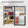 Compact Refrigerator Mini Fridge/Freezer 3.2 Cu.Ft,