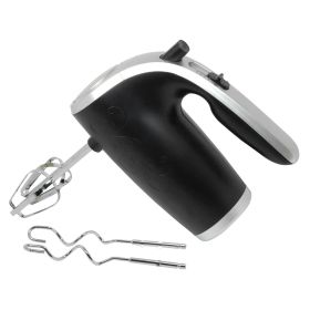 5-Speed 150-Watt Hand Mixer w/ Silver Accents (Color: Black)