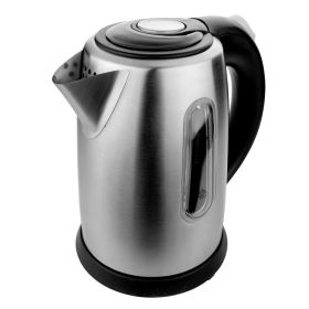 Brentwood 1 Liter Stainless Steel Cordless Electric Kettle (Color: Stainless Steel)