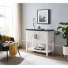 Modern 2 Drawer Wooden Storage Console Table