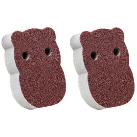 1/2/4pcs, Descaling Magic Cleaning Sponge, Ideal For Kitchen And Bathroom Cleaning, Pot And Teapot Descale Cleaning, Stovetop Pot Kitchen Tools (Style: Hippopular Shape, Quantity: 2 Pcs)