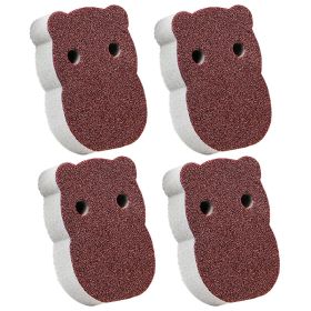 1/2/4pcs, Descaling Magic Cleaning Sponge, Ideal For Kitchen And Bathroom Cleaning, Pot And Teapot Descale Cleaning, Stovetop Pot Kitchen Tools (Style: Hippopular Shape, Quantity: 4 Pcs)