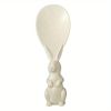 1pc Cute Rabbit Non-Stick Rice Scoop; Bunny Shape Standable Rice Scooper; Household Rice Cooker Rice Spoon; Cartoon Rice Spoon