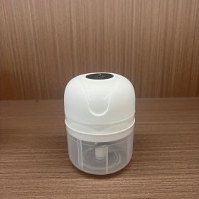 1pc Electric Garlic Chopper, Onion Chopper, USB Charging Vegetable Mincer, Electric Mini Chopper, Food Processor, Kitchen Tools (Color: White, Size: 250ML)